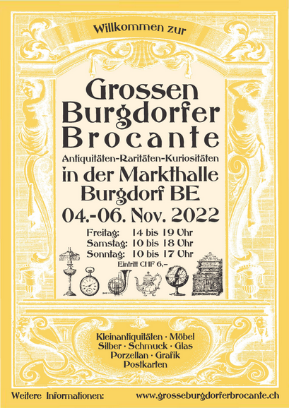 Plakat Grosse Burgdorfer Brocante