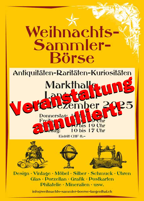 Weihnachts-Sammler-Börse Plakat